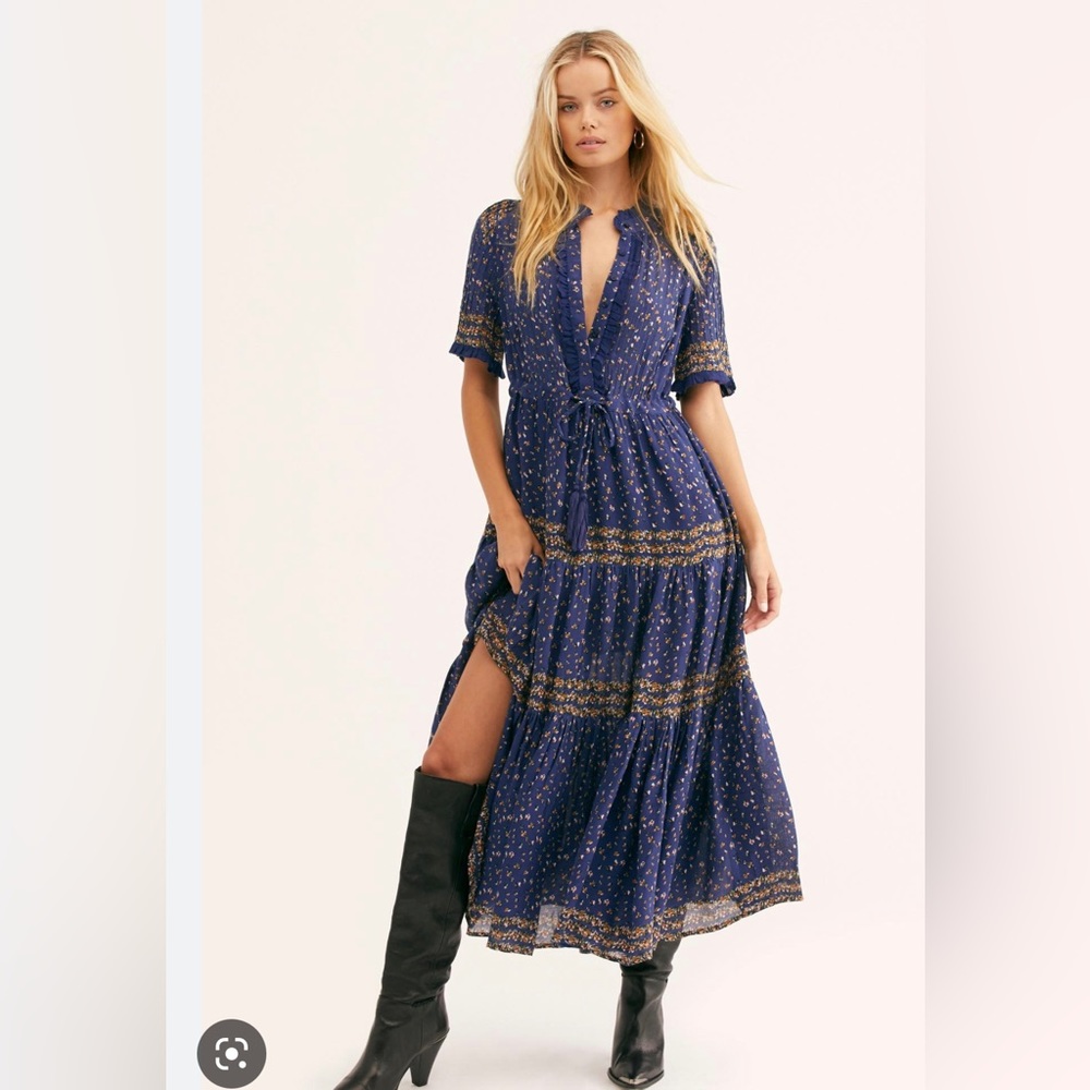 Free People Rare Feelings Navy